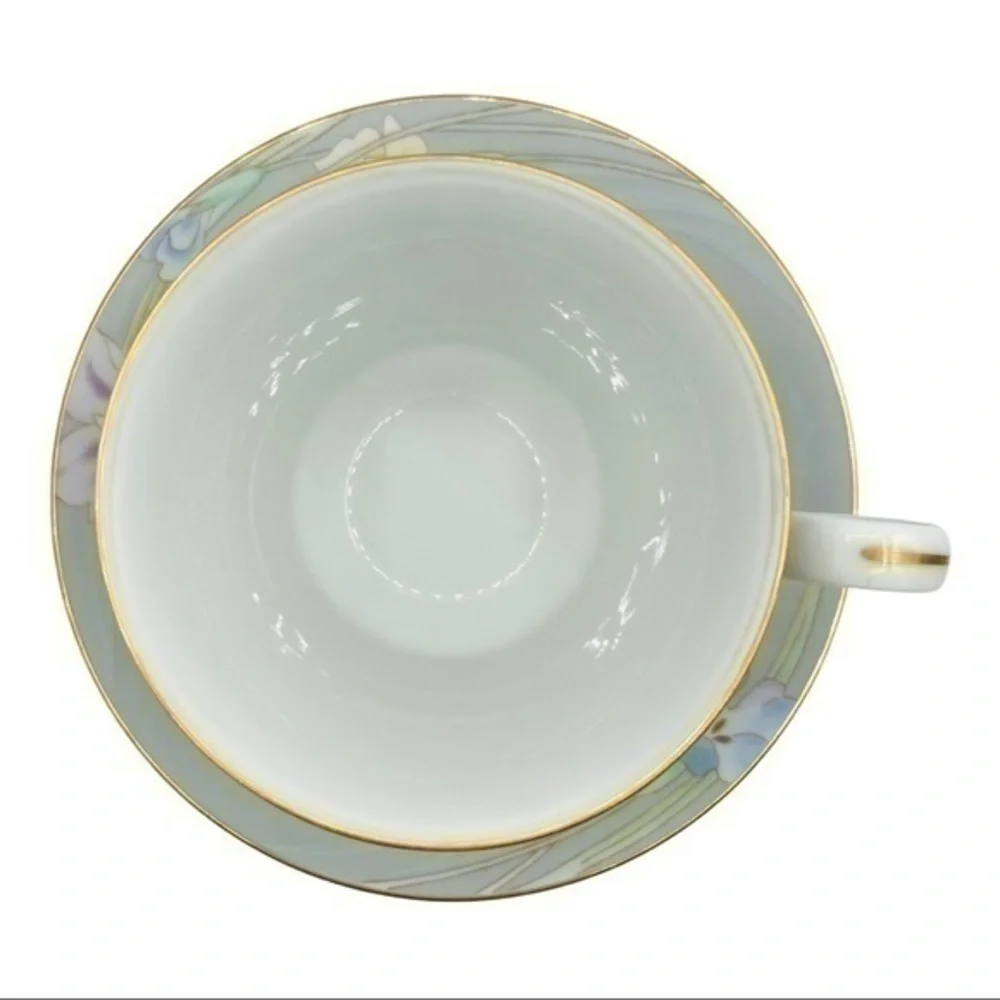 Vintage MIKASA CHARISMA Porcelain Tea Cup & Saucer - 2 pc Set